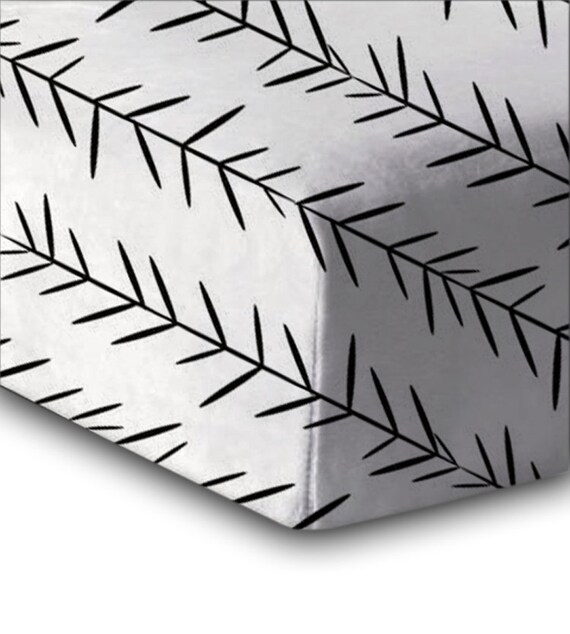 Crib Sheet Modern Thyme. Fitted Crib Sheet. Crib Sheet. Black and White Crib Sheet. Simple Crib Sheet. Organic Crib Sheet. Baby Shower Gift Etsy UK
