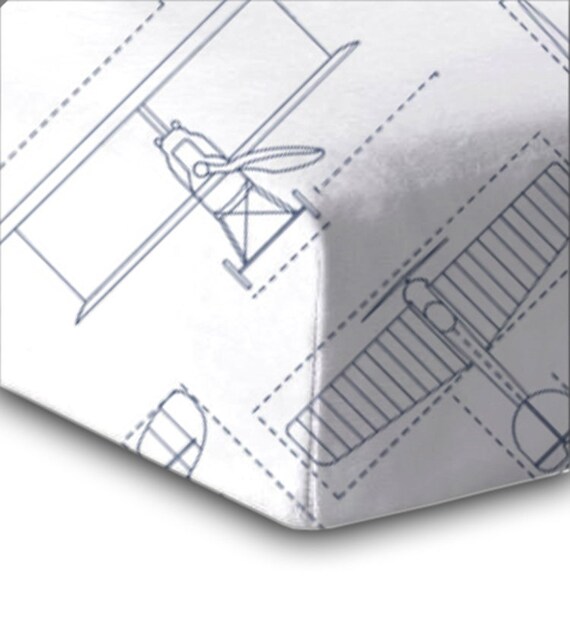 airplane fitted crib sheet