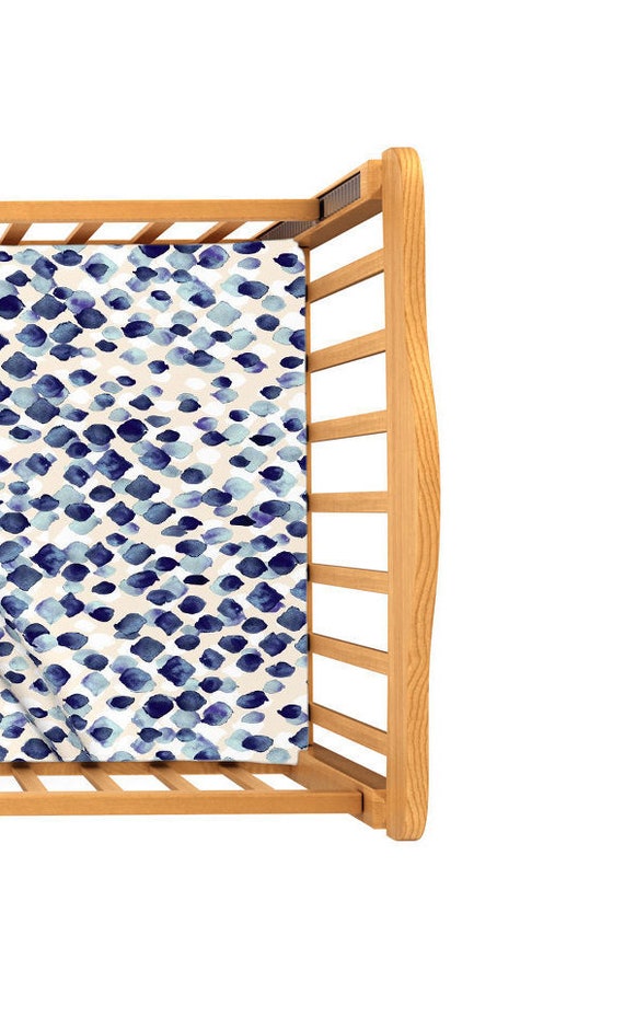 Indigo cheap crib sheet