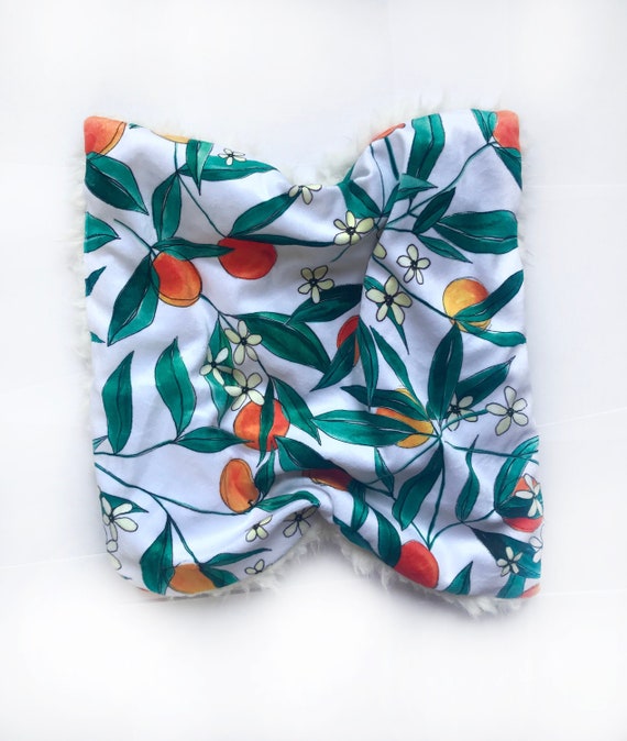 Gender Neutral Lovey Transitional Object Pine Forest Lovey Lovie Security Blanket Tree Baby Room. Mini Blanket Comfort Object