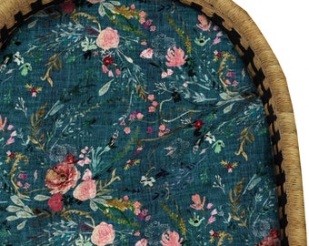 teal changing pad cover