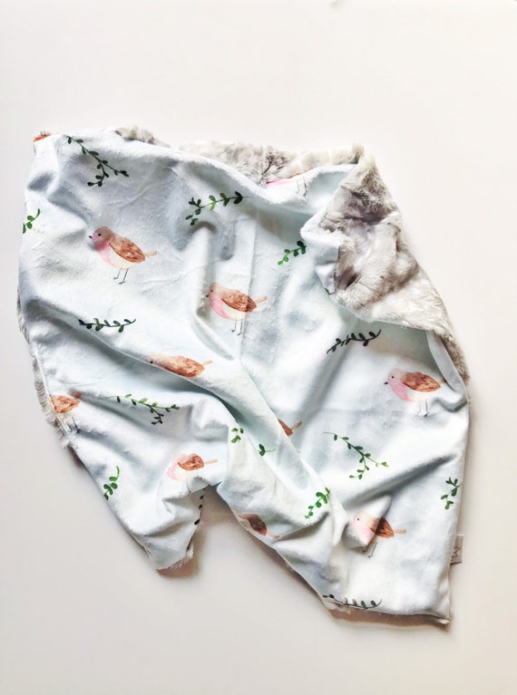 Gender Neutral Lovey Transitional Object Pine Forest Lovey Lovie Security Blanket Tree Baby Room. Mini Blanket Comfort Object