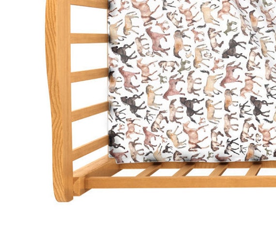 horse crib sheets