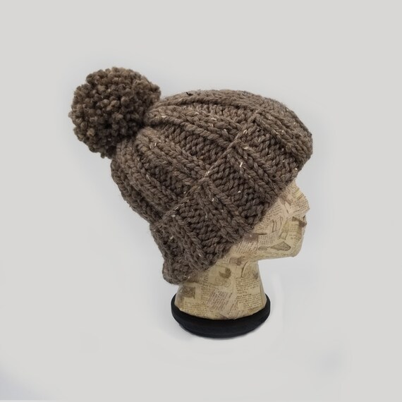 Pom Pom Beanie Cuffed Beanie Hat for 