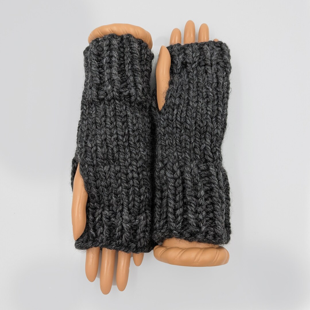 Chunky Fingerless Mitts, Chunky Fingerless Gloves, Hand Warmers
