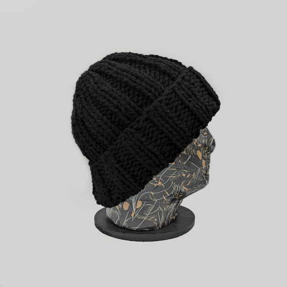 y.a.r.n RIB BEANIE CAP-1 / BLACK