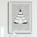 Teepee Nursery Print Monochrome Nursery Prints Kids Boys - Etsy Australia