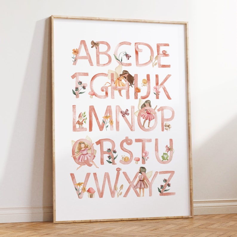 Fairy Alphabet Print