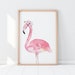 Nursery Prints, Nursery Wall Art, Girls Nursery, Flamingo Nursery ...