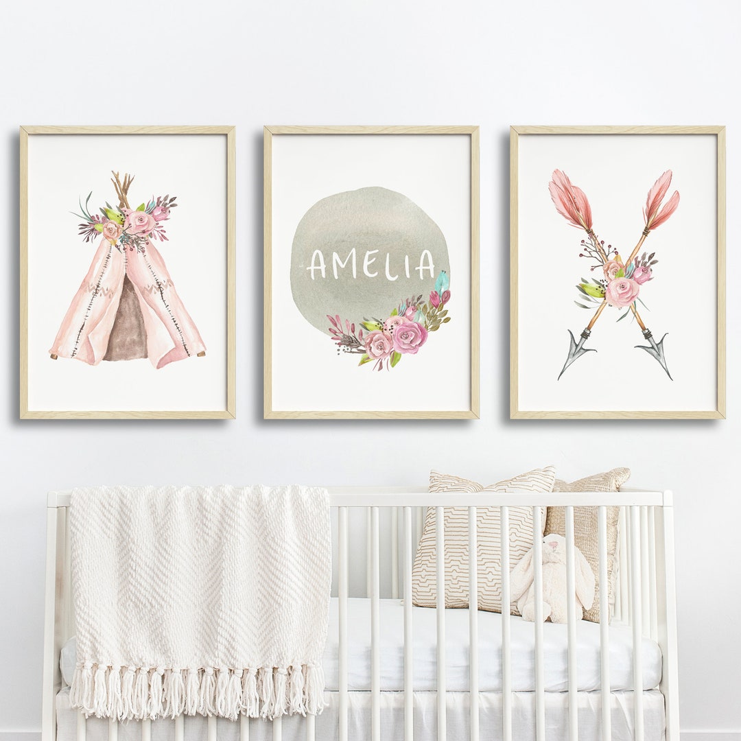 Nursery Prints Nursery Wall Art Girls Nursery Woodland - Etsy Australia