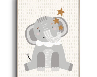 Safari Nursery Print, Safari Nursery Wall Art, Safari Nursery, Jungle Nursery Art, Safari Nursery Decor, Safari Animal  Elephant Kids Art