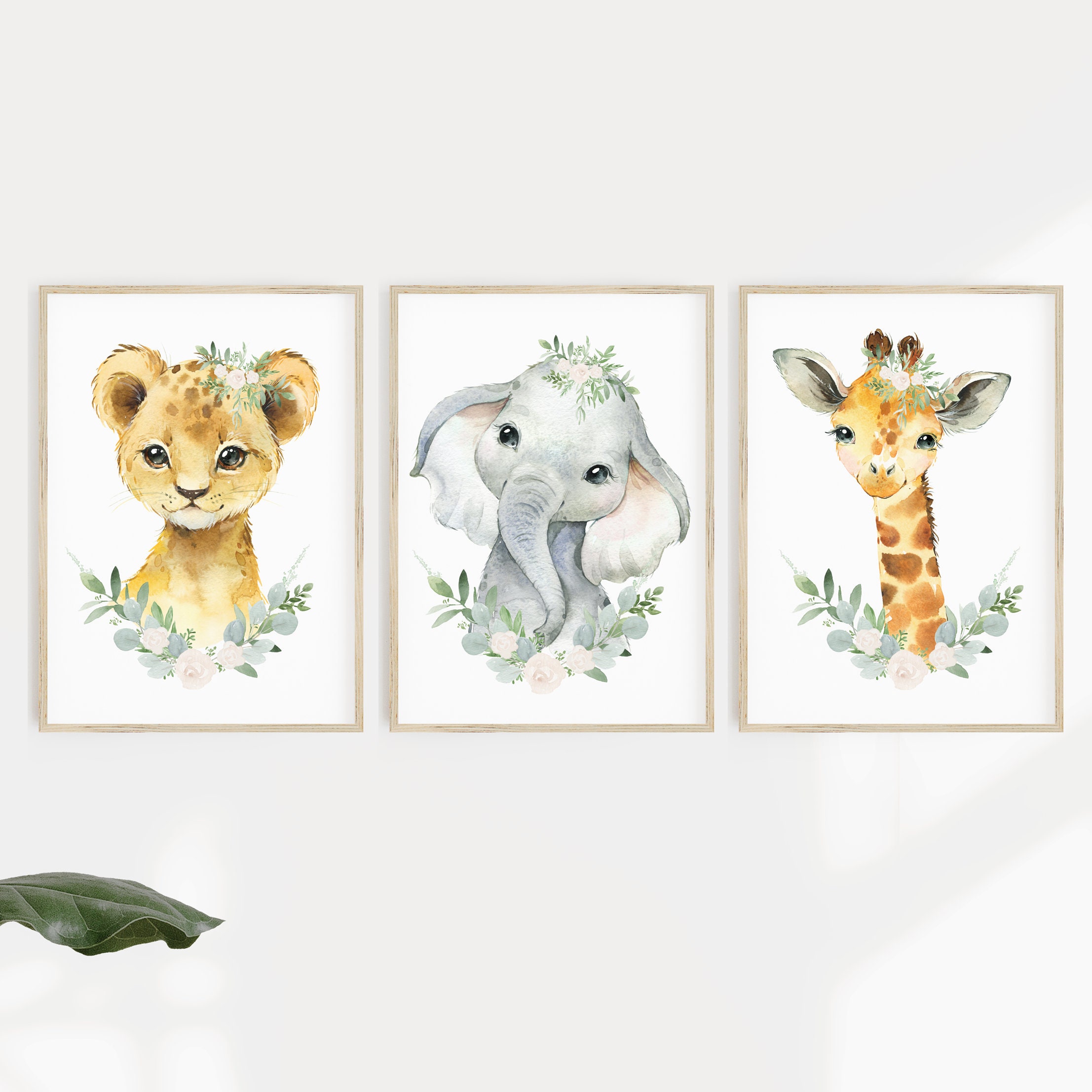 Nursery Wall Art Set of 3 Nursery Prints Baby Girl Nursery | Etsy