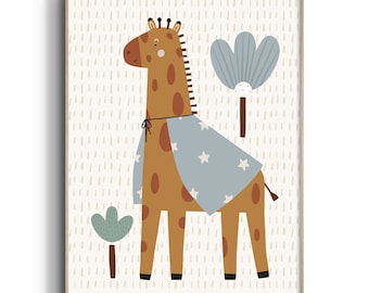 Safari Nursery Print, Safari Nursery Wall Art, Safari Nursery, Jungle Nursery Art, Safari Nursery Decor, Safari Animal  Giraffe Kids Art