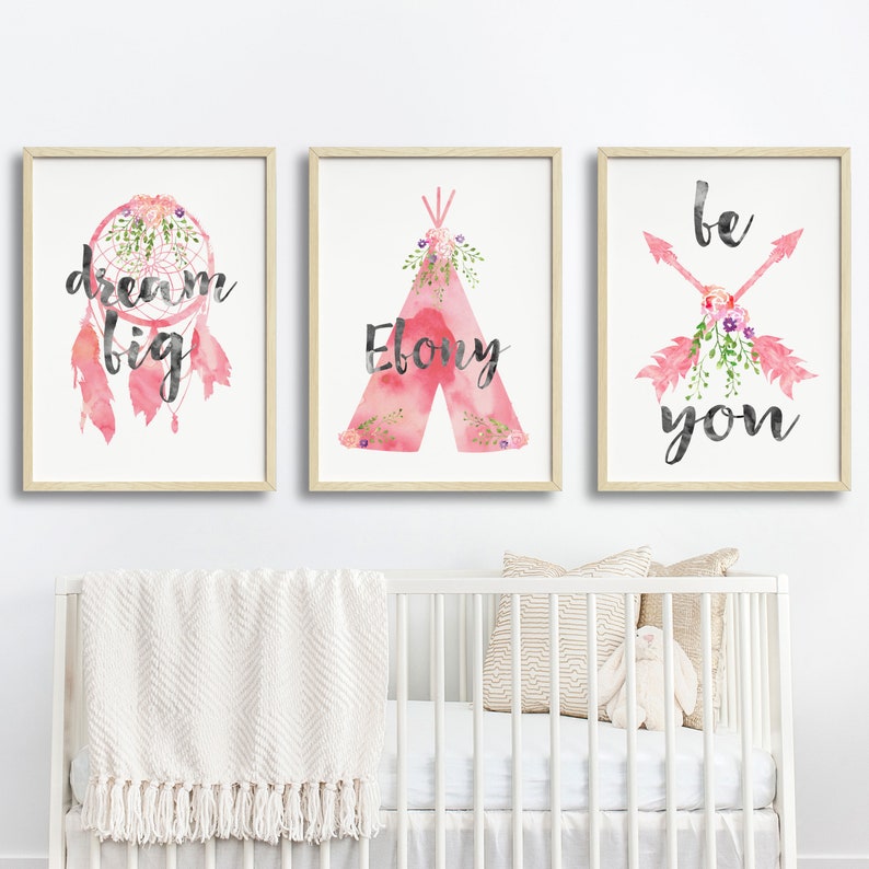 boho nursery prints