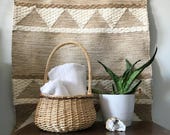 Rattan Planter Boho Planter Wicker Planter Large Planter Bohemian Planter, Wicker Basket Rattan Basket Raffia Basket Planter Basket Jungalow