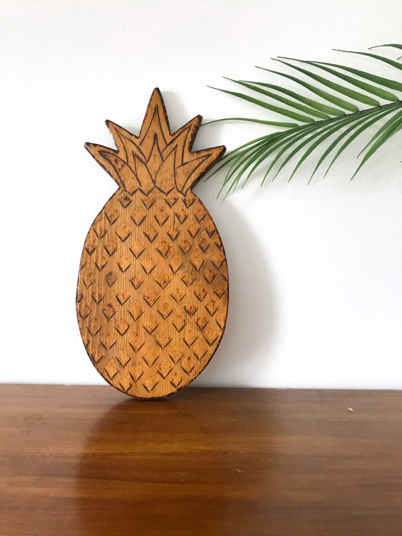 Pineapple Wall Decor Wooden Wall Decor Hawaii Wall Decor Etsy