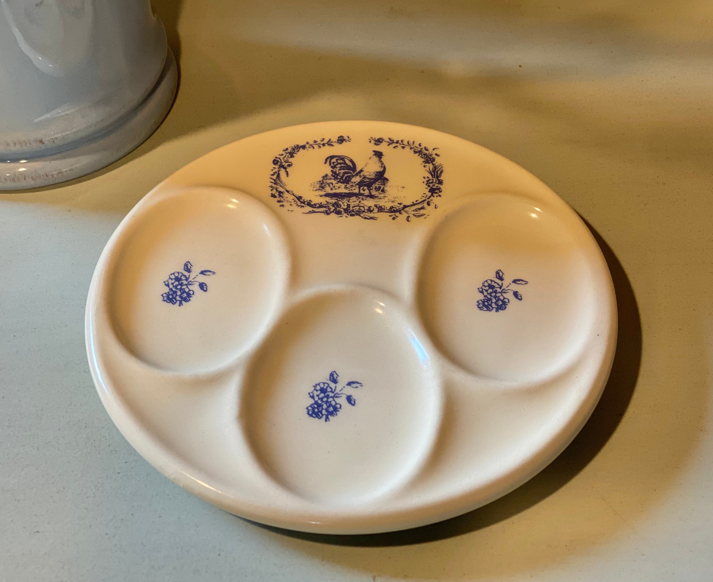 Vintage egg plate Etsy