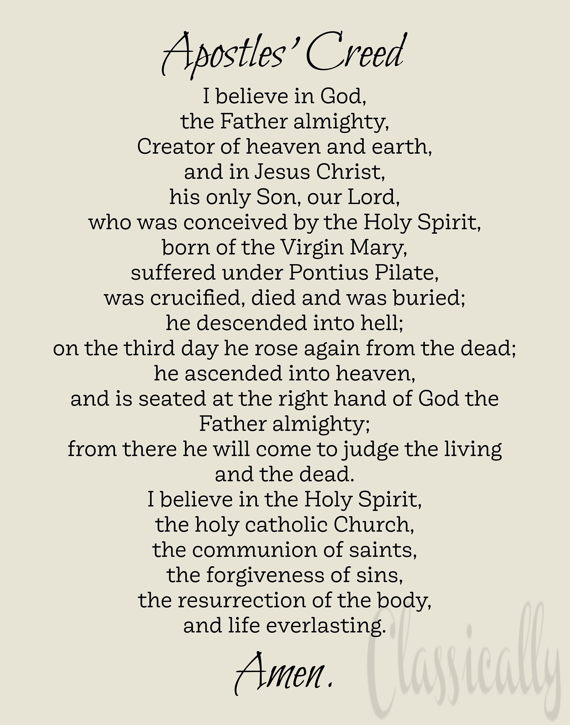 Apostles Creed Poster Ubicaciondepersonas cdmx gob mx