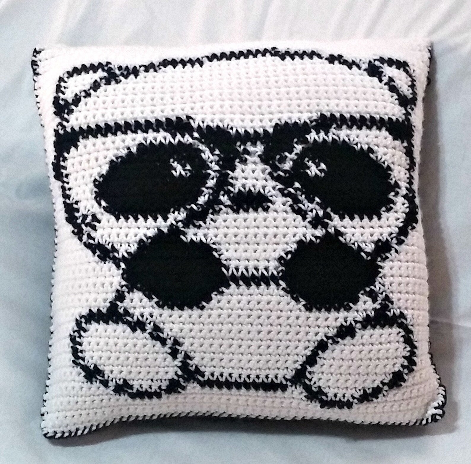 Pattern Only, Crochet Panda Pillow Case Pattern, Tutorial, Crochet Bear