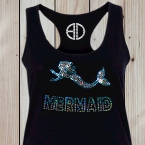New Orleans Nola Bling Shirt Sequins Glitter no rhinestones Tank Top