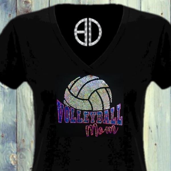 Volleyball Bling Etsy