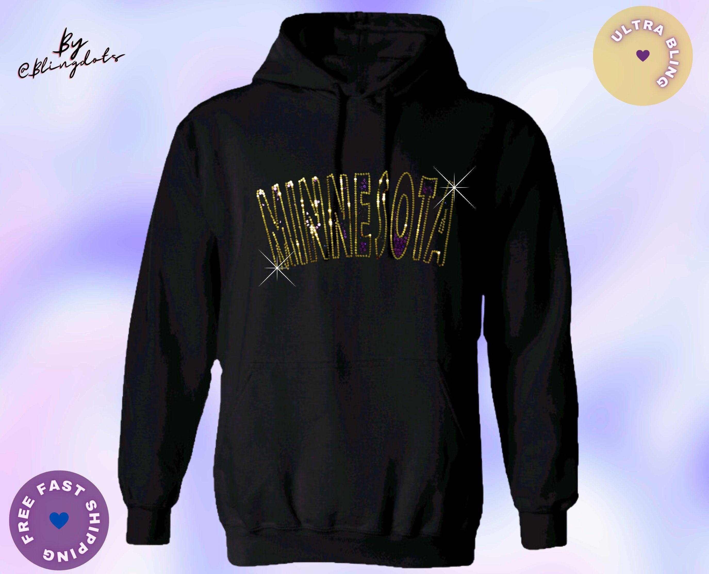 Custom Bling Hoodie Personalized City, Team, or State