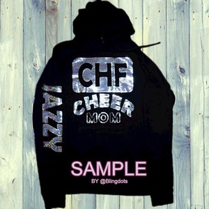 custom bedazzled hoodies