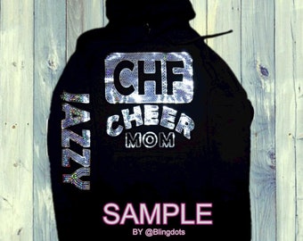 custom bedazzled hoodies