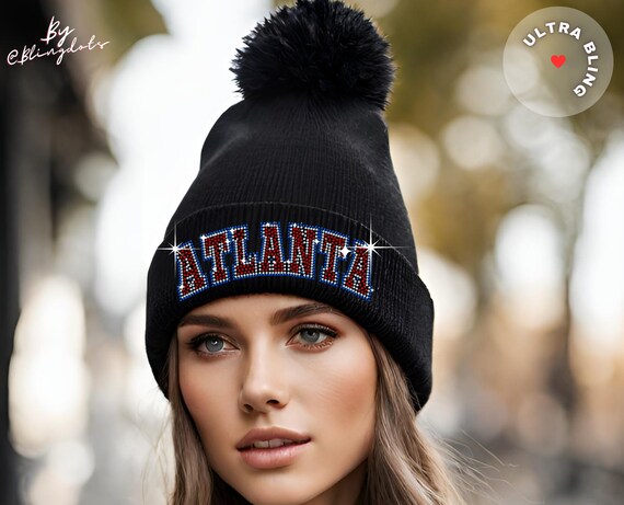 Glitter winter hat deals