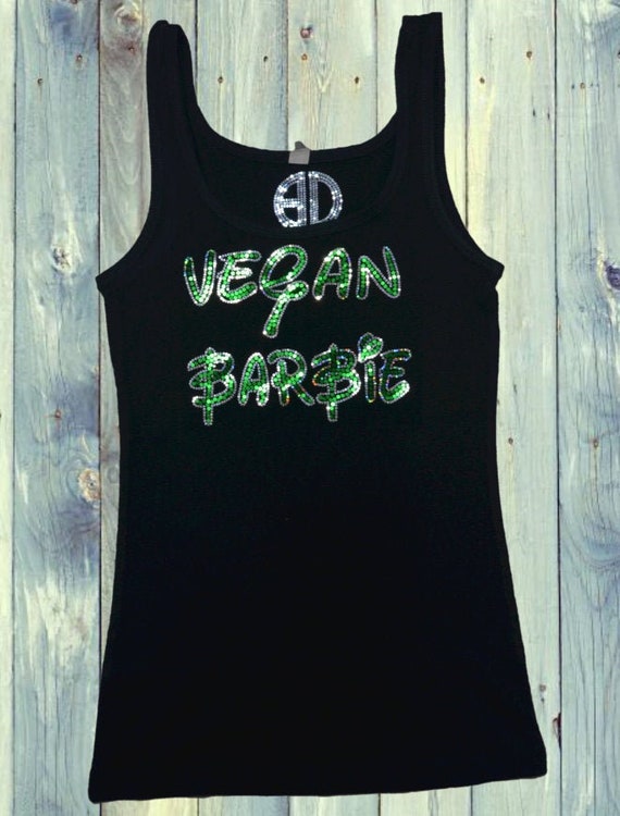 Women's Vegan Barbie Bling Vegetarian 