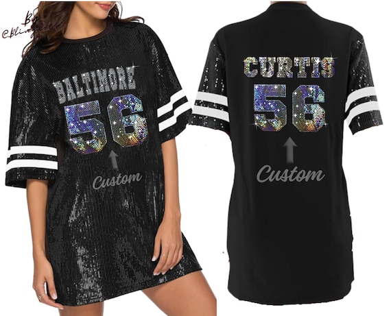 black glitter tunic dress Yumi Black Sequin Tunic Dress With Balloon Sleeves