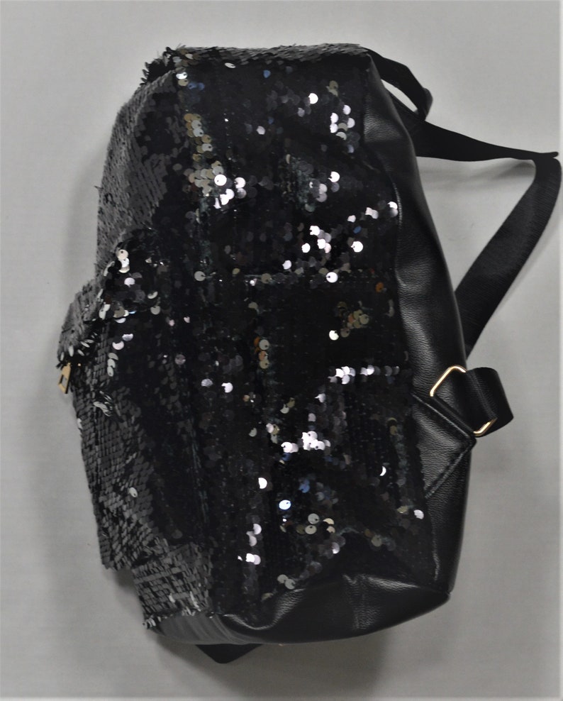 Reversible Sequins Backpack Outdoor Backpack Holographic Etsy