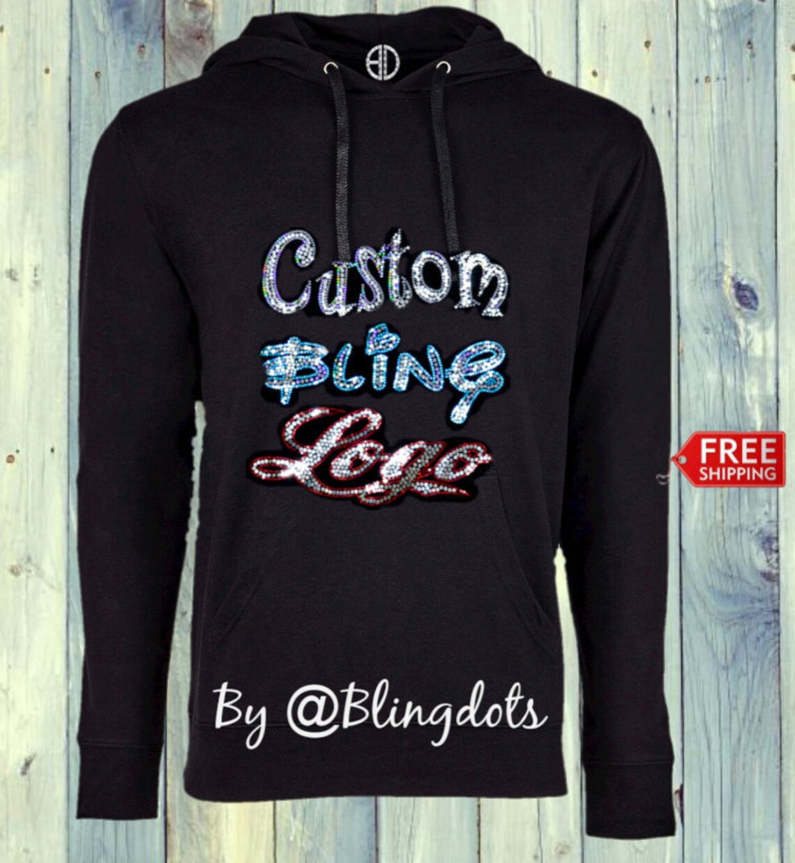 Custom Bling Sweatshirt Hoodie Sequins Glitter sparkly no Etsy