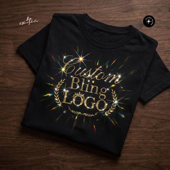 Custom Bling Shirt Logo Sequin Tank Top Bling Personalize Design