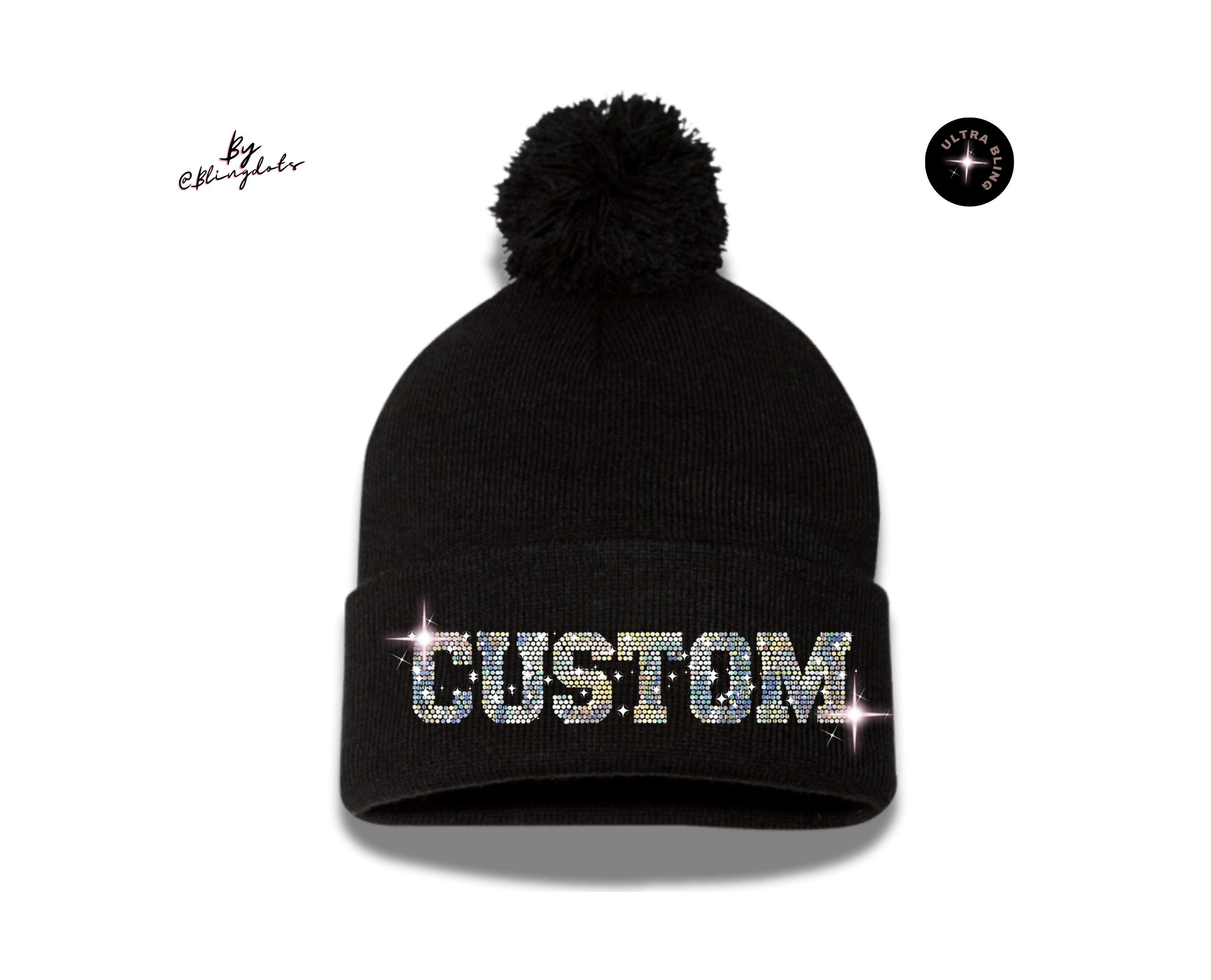 Rhinestone Beanie Men - Etsy
