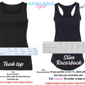 a women's tank top with measurements and measurements