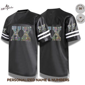 Custom concert Jersey, Bling Jersey, personalized Team Name Number, unisex fan shirt, Tour glitter jersey, Personalized Uniform,