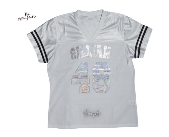 Bling Football Jersey, Custom Football Jersey, Personalized