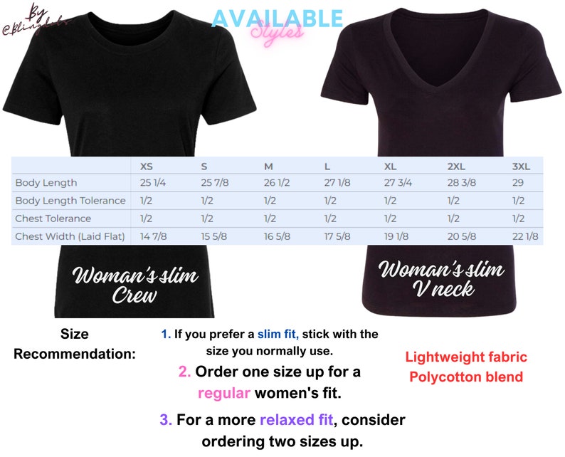 a women's v - neck t - shirt size guide