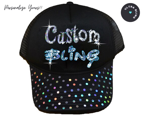 Glitter ball cap hotsell