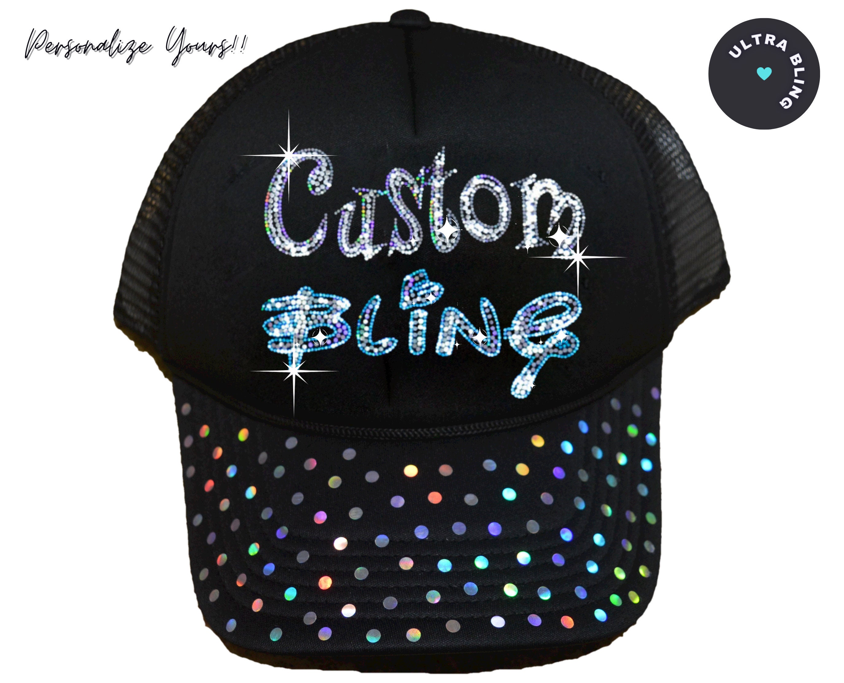 Nouvelles paillettes Paillette Bling Maille brillante Casquette de