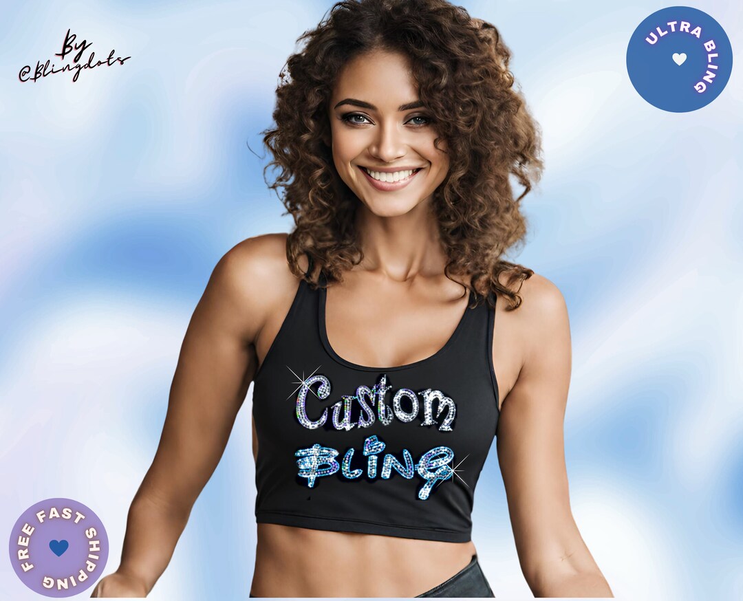 Custom Inked Illuminate Crop Top - Lycra main image 1