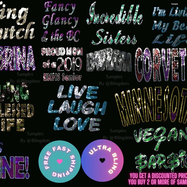 Security Iron-On Heat Transfer Decal - Custom Words & Phrases For Clothing & Fabric