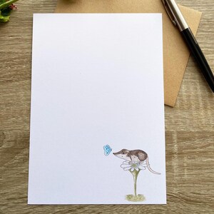 Juego de cartas de La Musaraña y Margarita, papel y sobres para escribir cartas, papel de escribir, juego de escritura personalizado, juego de papel de escribir