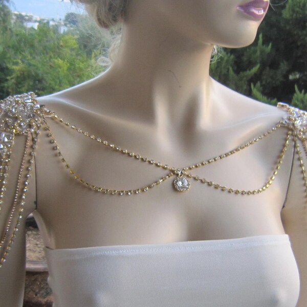 Shoulder Necklace Etsy