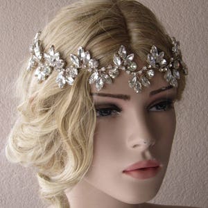 Wedding crystal headband/ Bridal Hairband, Bridal headpiece, Rhinestones Headband, Wedding Headpiece, Wedding accessories