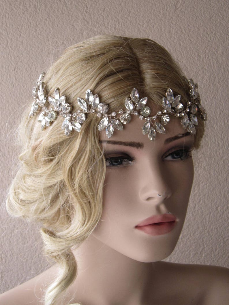 Wedding Crystal Headband/ Bridal Hairband Bridal Headpiece Etsy