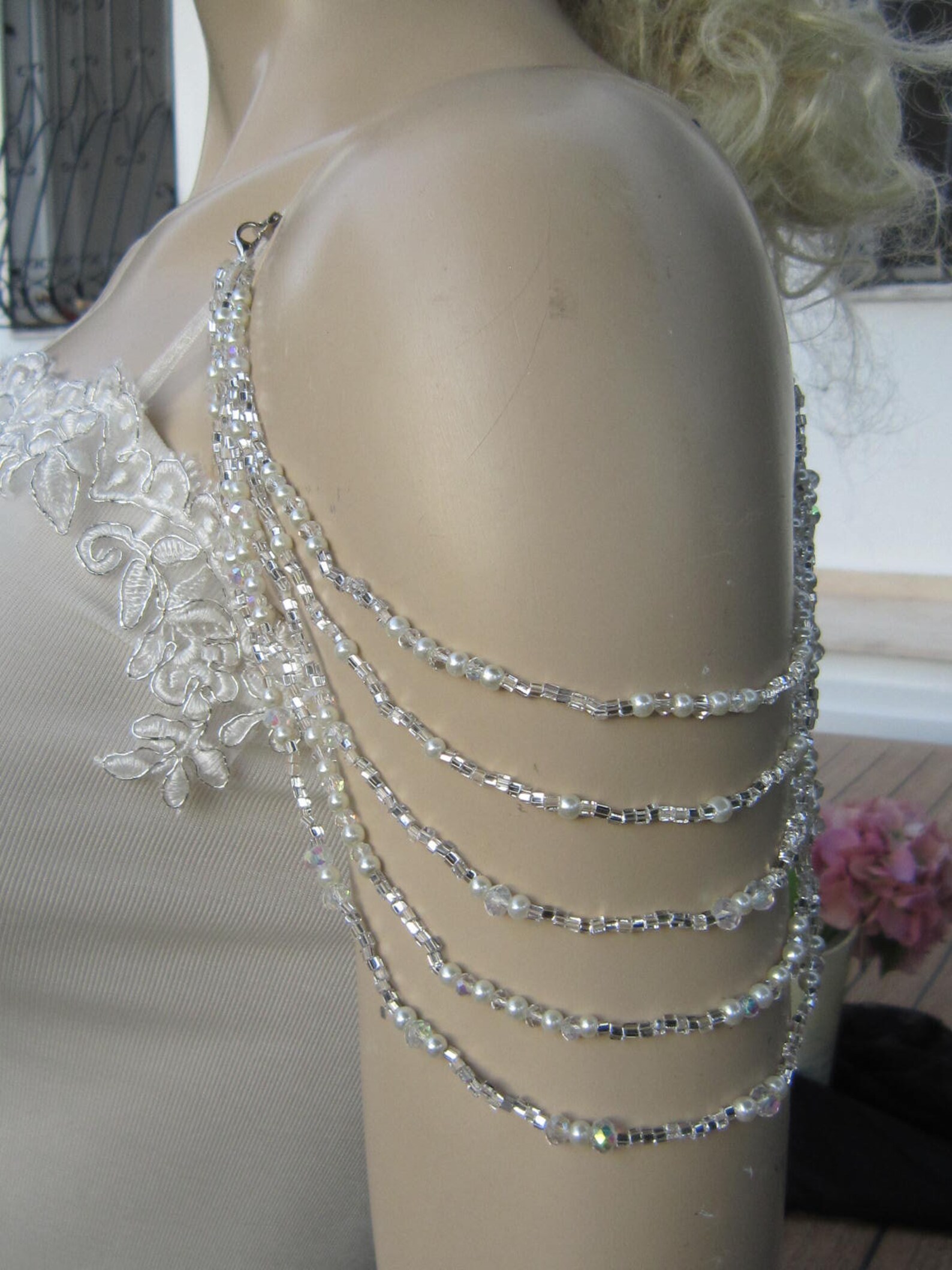 Rhinestone Wedding Detachable Strap Bridal Dress Strap Etsy