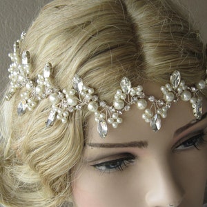 Crystal Headpiece, Bridal Headband/ Wedding Headband, Bridal Headpiece, Wedding Headpiece, Crystal Wedding Headband