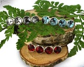 Romantic hairclip Silver hairclip Silver barrette Hairclip with stones Marble hairclip Elf hairclip Fantasy hairclip Fantasy barrette
